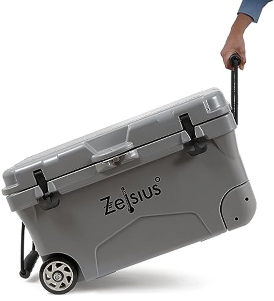 Koelbox 50 liter met wielen voor auto, camping en outdoor activiteiten van Koelbox. — afbeelding 4