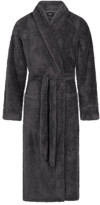 Linolux Fleece Badjas Noah Grey XXL