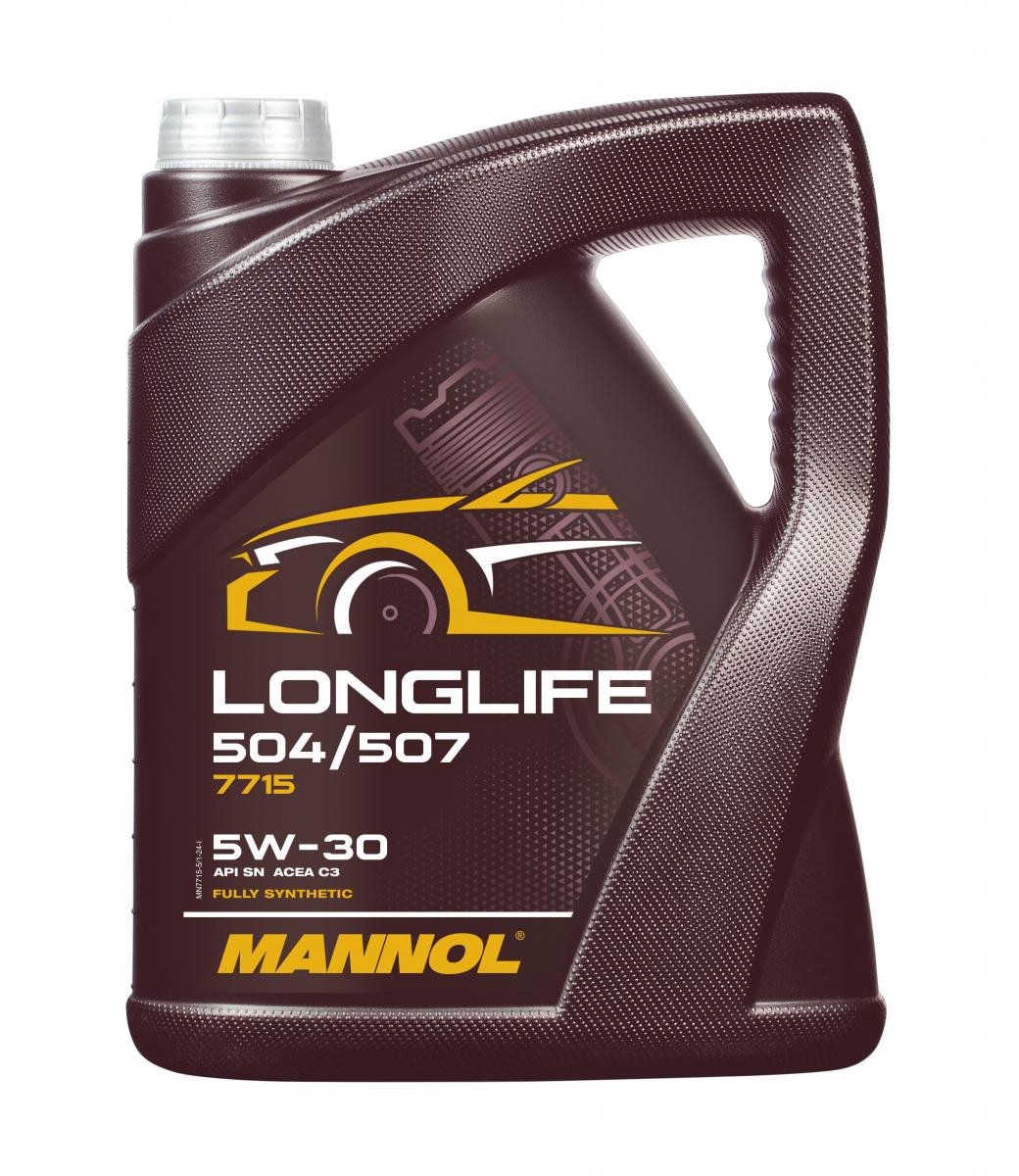 Mannol Longlife | 5W30 | Vol synthetische Motorolie | 504/507 |