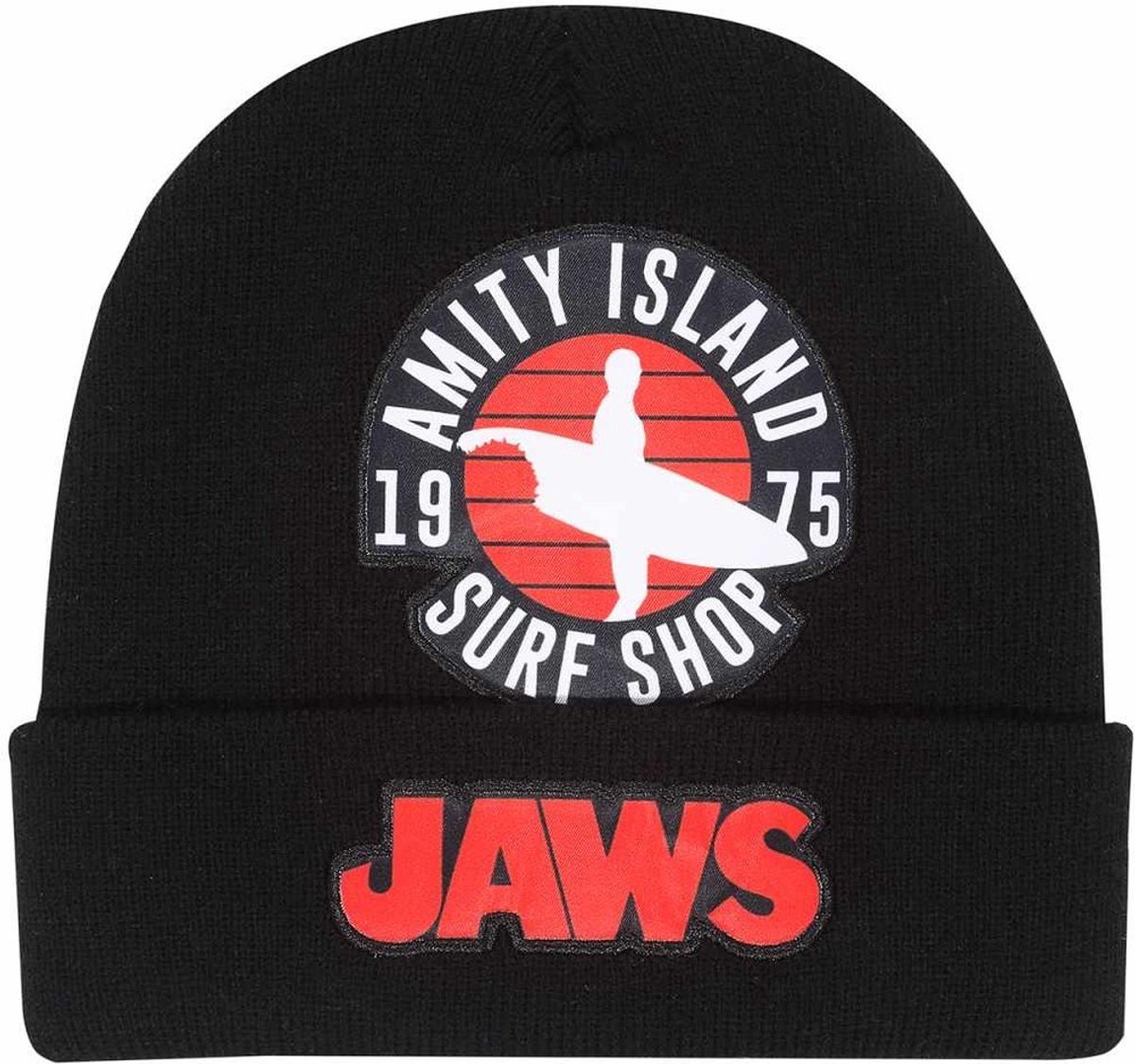 Jaws Amity Surf Shop Beanie Zwart