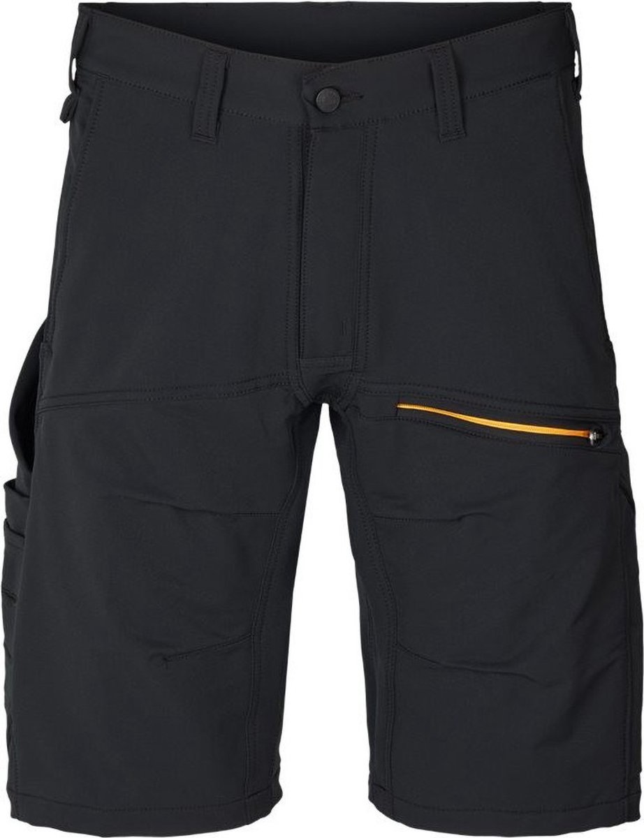 Kansas Handwerker-Stretch-Hose Evolve Stretch-Shorts Schwarz-C54