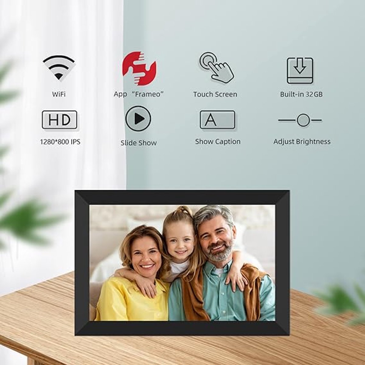 Frameo Digitale fotolijst, wifi, 32 GB, digitale fotolijst, - Frameo - €96,99
