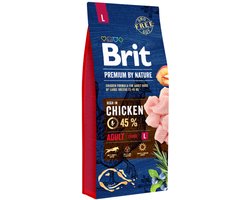 Brit premium adult large 15kg hondenvoer