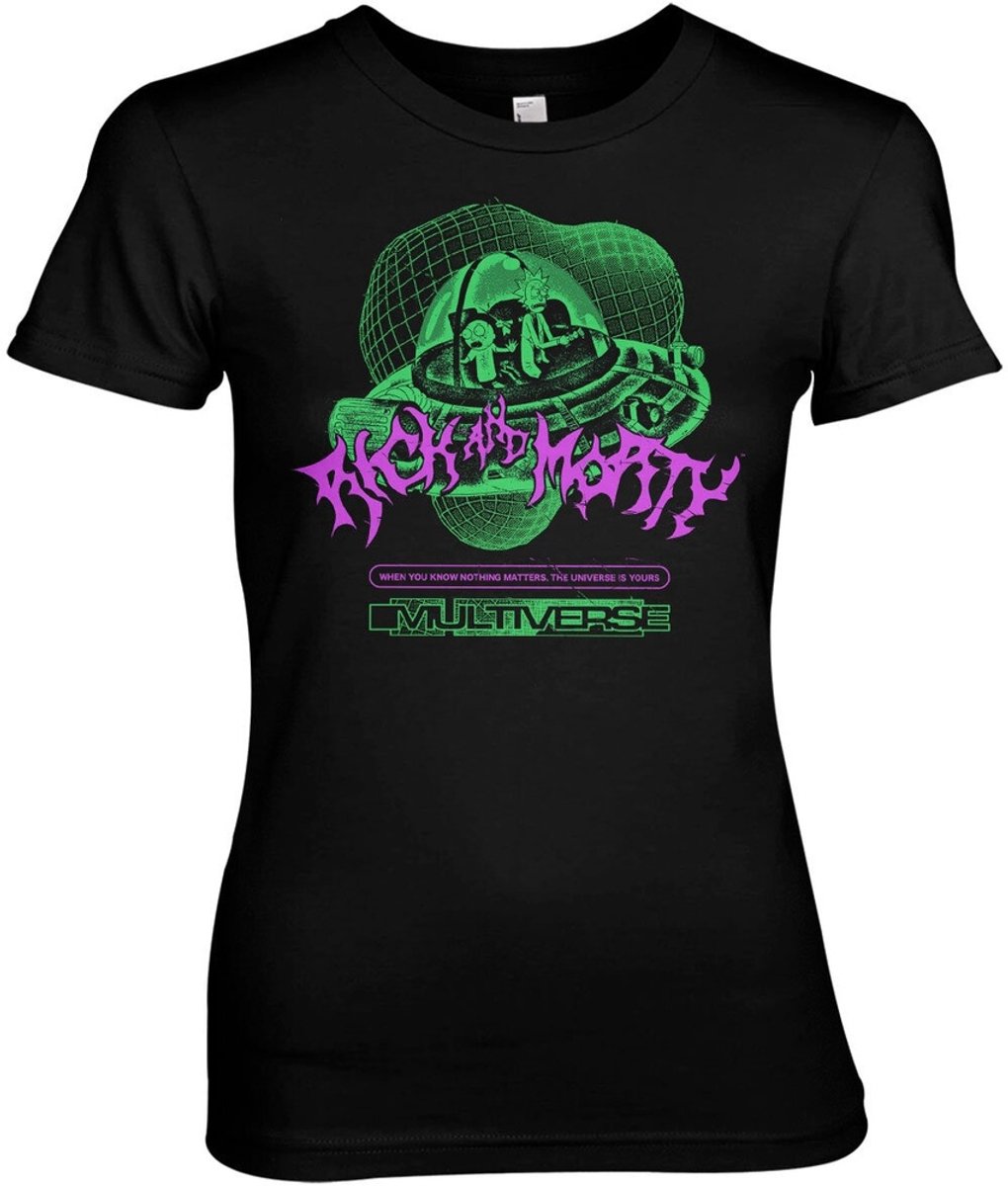 Rick and Morty T-shirt The Space Is Yours Girly Tee WB-5-RM014-H81-14