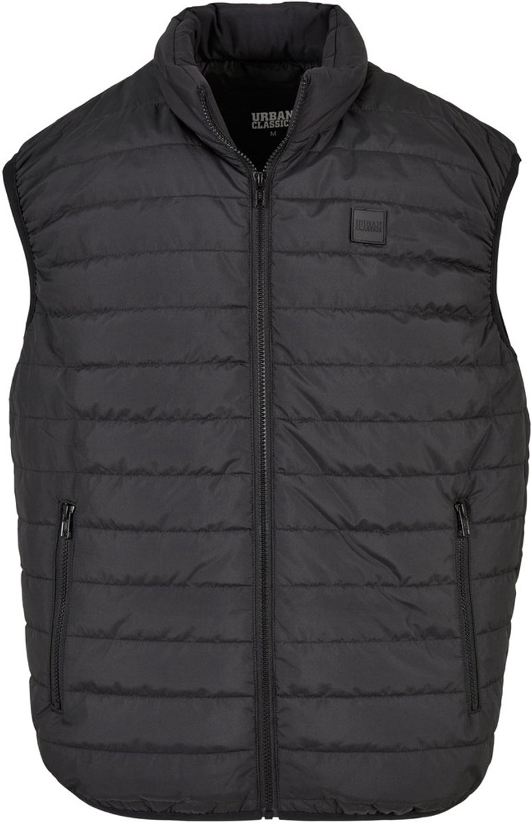 Urban Classics Light Bubble Mouwloos jacket M Zwart
