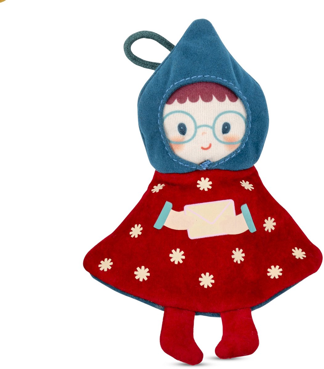 Lilliputiens - Lilli - Omkeerbare glow-in-the-dark stoffen elf - Kerstdecoratie