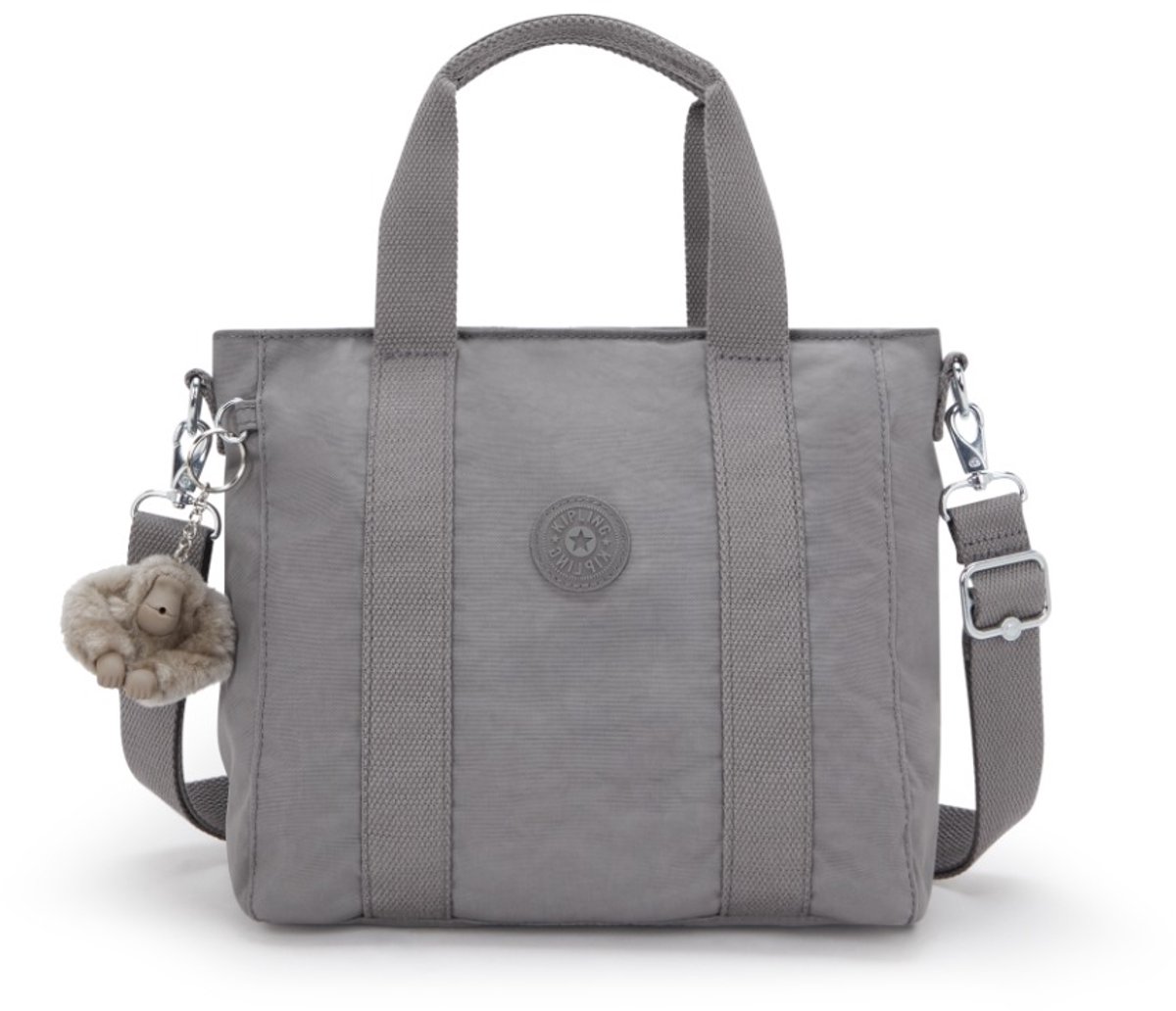 Kipling Asseni Mini Dames Tas - Inviting Grey