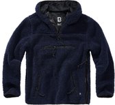 Urban Classics Pullover Jacket - XXL- Teddyfleece Worker Blauw