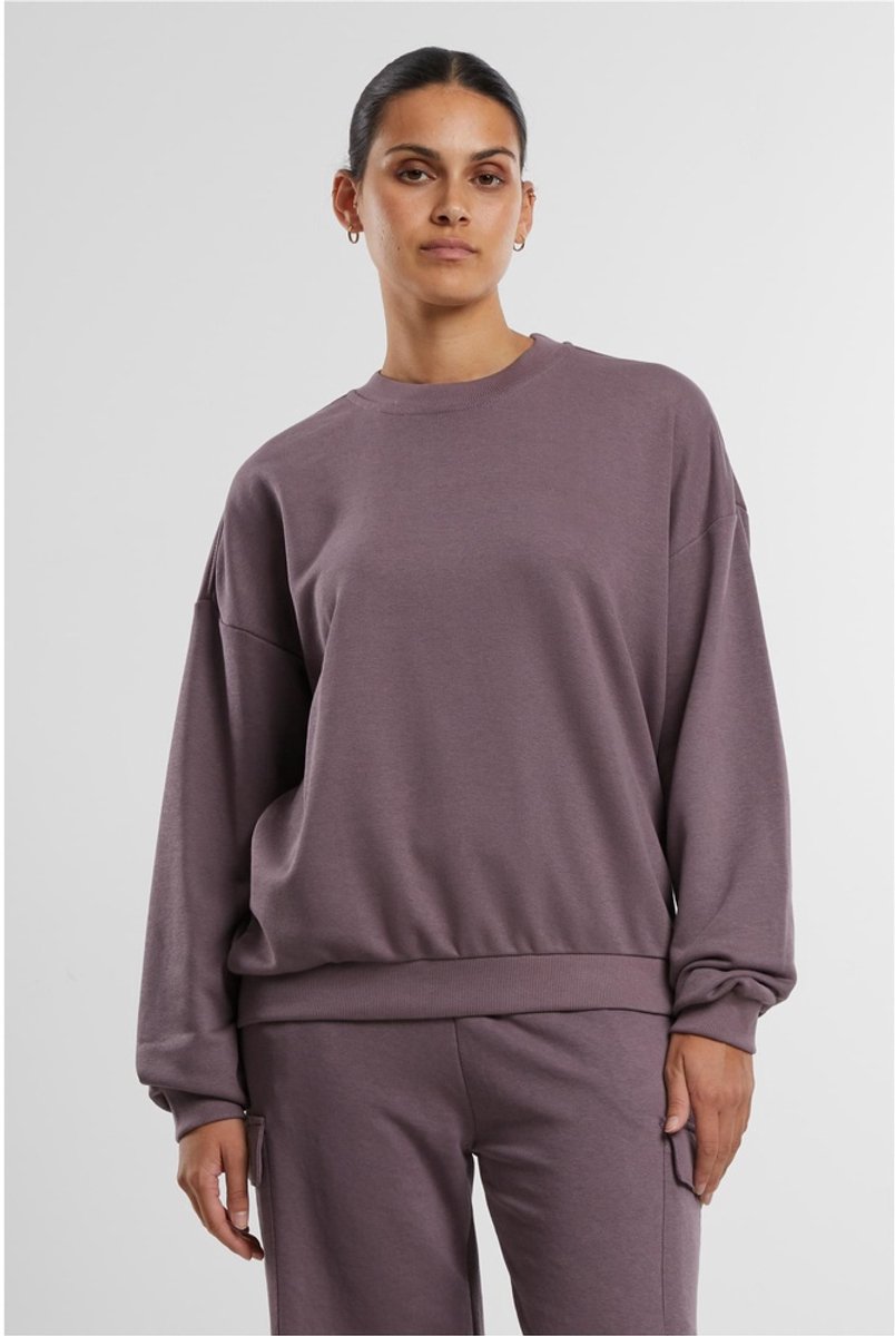 Urban Classics Oversized Light Terry Crewneck sweater/trui XL Paars
