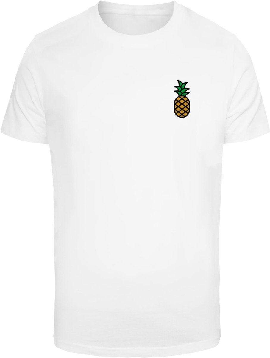 Mister Tee Enjoy Pineapple Tee -S Wit