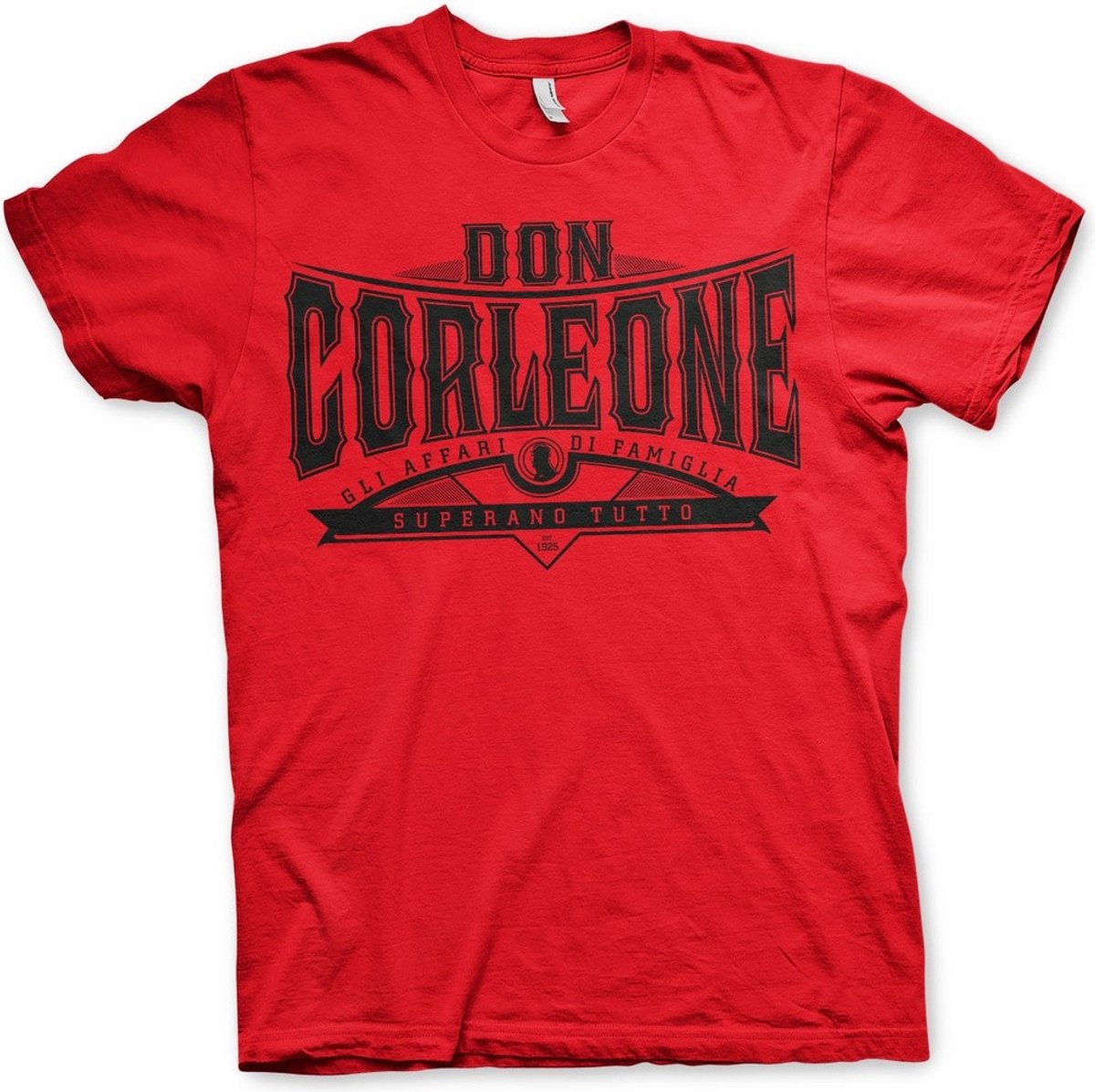 The Godfather Don Corleone Superano Tutto T-Shirt Red-L
