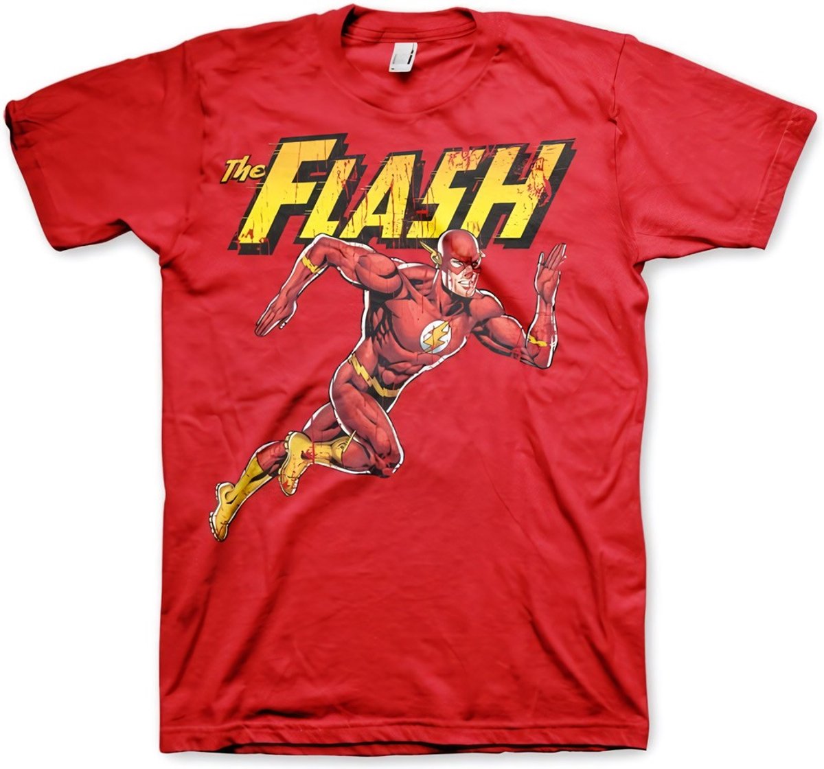 DC Comics The Flash Heren Tshirt -2XL- Running Rood