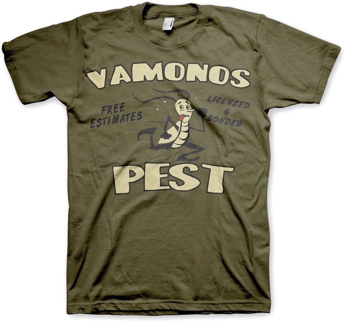 Breaking Bad Vamanos Pest T-Shirt Olive-2XL
