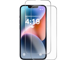 Geschikt voor iPhone 14 Plus Screenprotector Tempered Glas Gehard - 2 stuks beschermglas