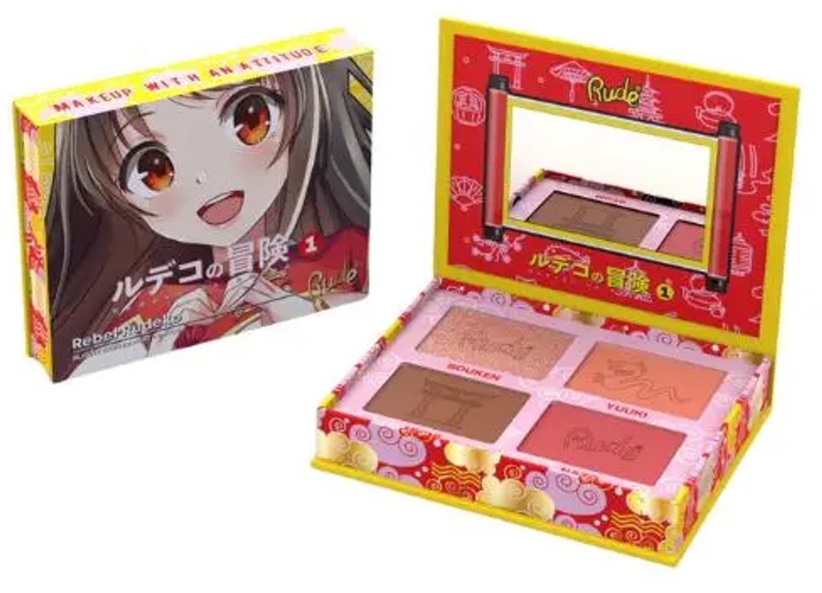 Rude Cosmetics Manga Contourkit Rebel Rudeko