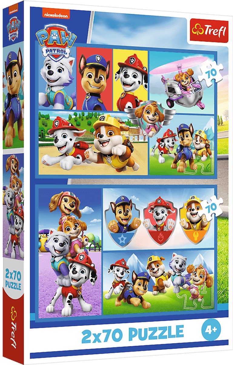 Trefl Puzzle Puzzel - 2x70 - paw patrol-regels trefl 34441