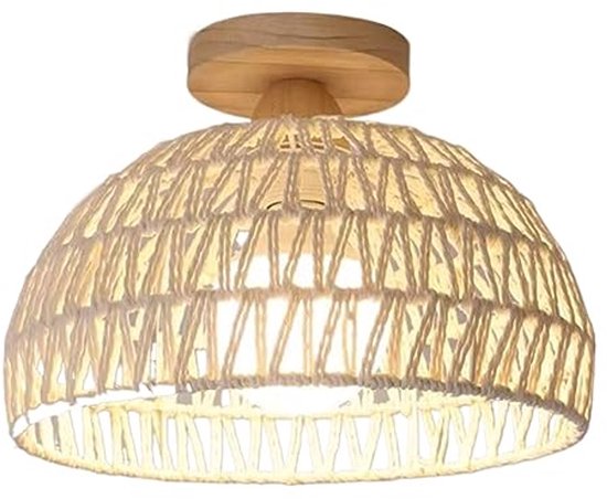 2m E27 hanglamp vintage henneptouw, plafondlamp kroonluchter kabel hanglamp voor restaurant bar decoratie 85-265V (2 meter 2 kop
