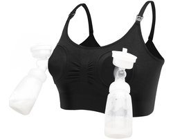 Voedingsbeha - Handsfree voedingsbeha - Geschikt voor borstvoeding - Maat Medium - Alles-in-één draadloze kolf- en voedingsbeha - ANMI