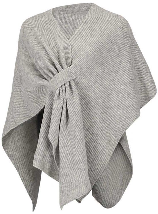 Hybrid-Poncho aus Denim grau für Damenaccessoires I