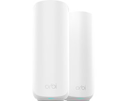 NETGEAR Orbi RBE372 - Mesh WiFi - WiFi Versterker - WiFi 7 - 3600 Mbps - Dual-Band - 2-Pack