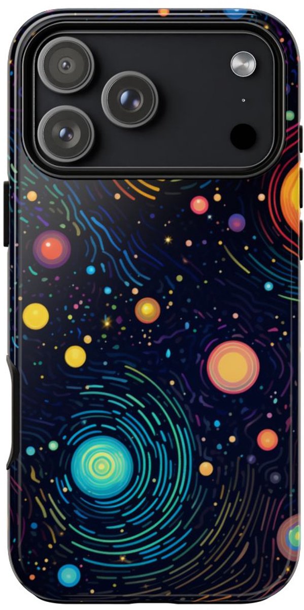 Kleurrijke Kosmische Sterrenbeelden – Telefoonhoesje Geschikt voor iPhone 17 Pro Max