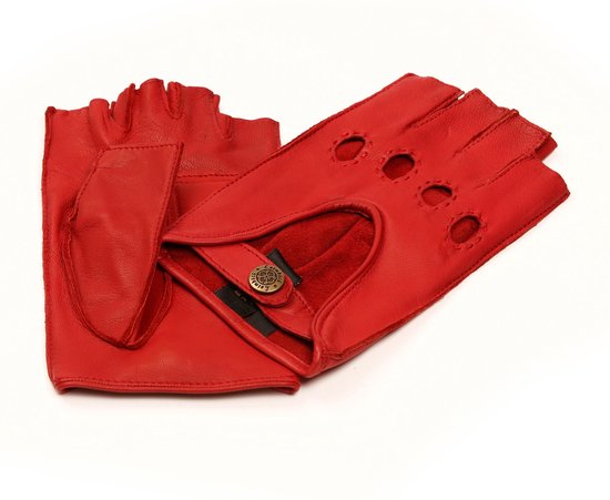 MGGM Leren Autohandschoenen Dames Touchscreen - Zwart - Maat M