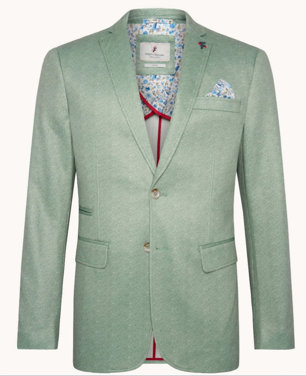 A Fish Named Fred Colbert Blazer - Groen - Maat 60