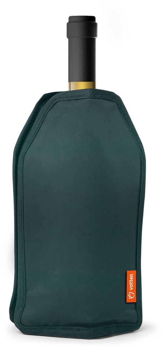 Vatten® Wijnkoeler - Champagnekoeler - 1 stuk - Donkergroen - Waterafstotend - Universeel - Flessenkoeler