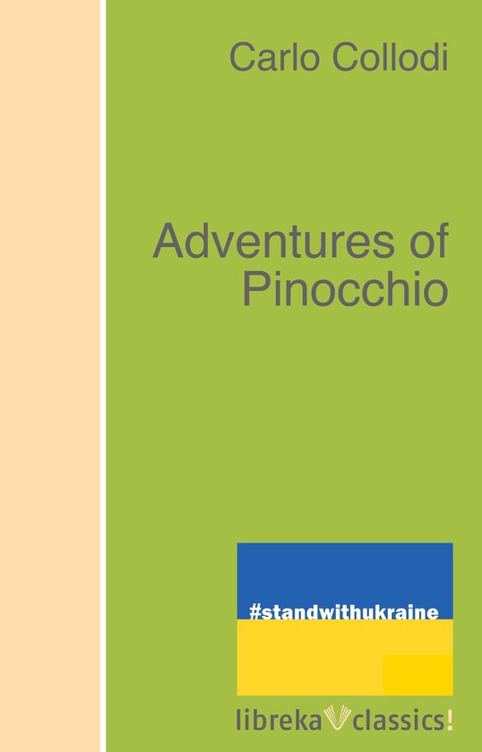 Boek 'Avonturen van Pinocchio' van Carlo Collodi met #standwithukraine en libreka classics!