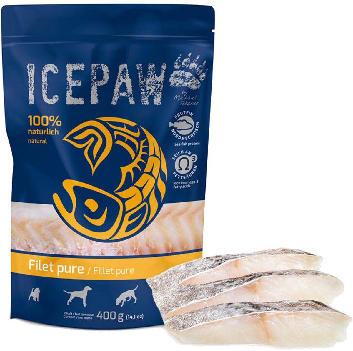 ICEPAW ICEPAW - Filet puur - 12 x 100 gram