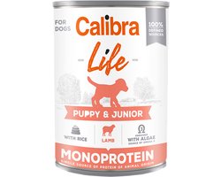 Calibra Dog Life Puppy & Junior Natvoer - Lam - 6 x 400 g