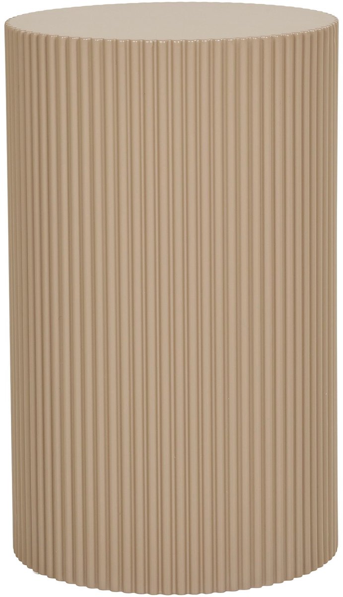 House Nordic Sidetable Farense - MDF - Beige/Grijs - Ø30cm