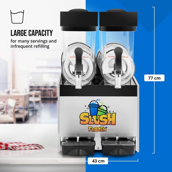 Royal Catering Slush puppy machine - 2 x 15 liter van Royal Catering — afbeelding 3