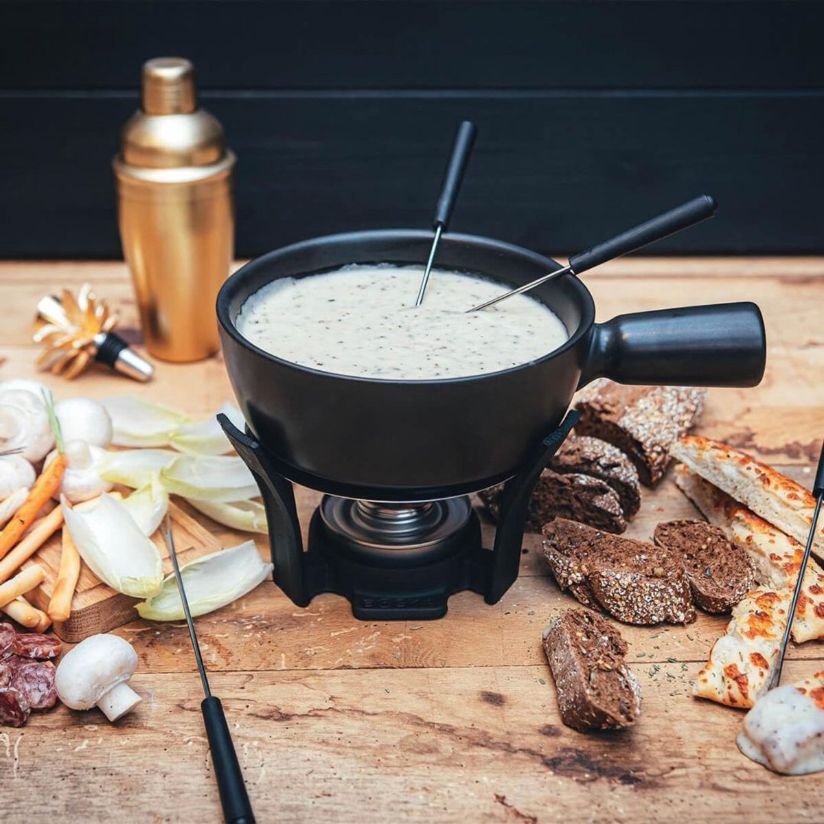 MKSS® Kaasfondue set Elektrisch - Fonduepannen - Fondueset – foto 4