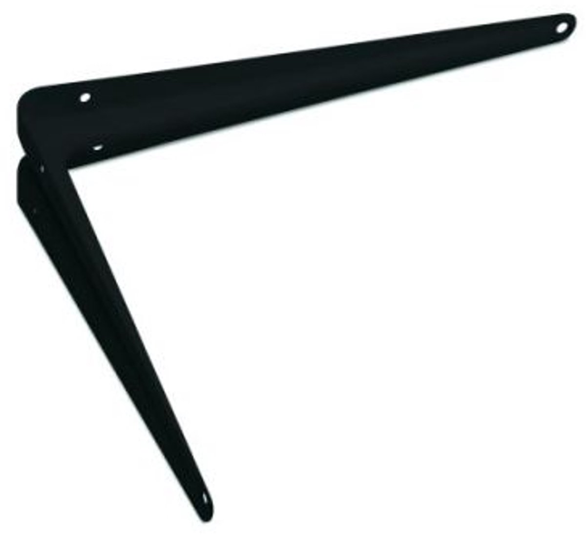 Plankdrager diepte 280mm draagkracht per 2 stuks 50 kg staal geperst zwart