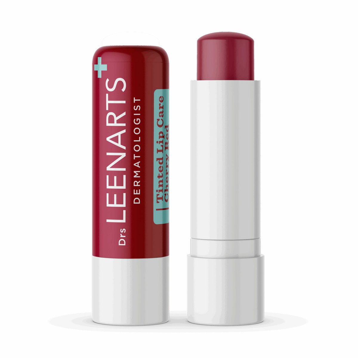 Drs Leenarts Lipbalm tinted cherry red