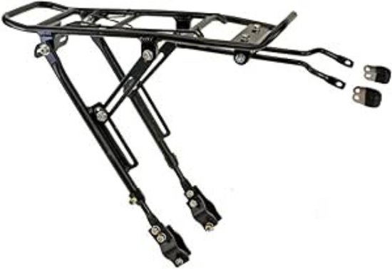 Bagagedrager verbreder - Fiets bagagedrager - Achterdrager verbreding - Fietsaccessoires - Extra breed - Transportrek - Fietstassen - Boodschappen - Vakantie - E-bike