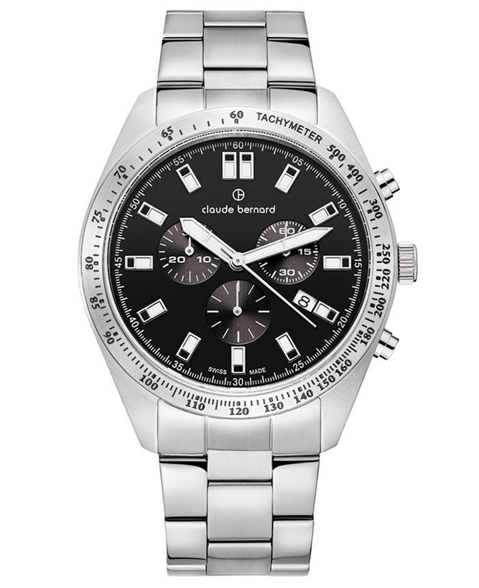 Claude Bernard Classic ST50 Chrono 10247-3M-NIN mannen horloge