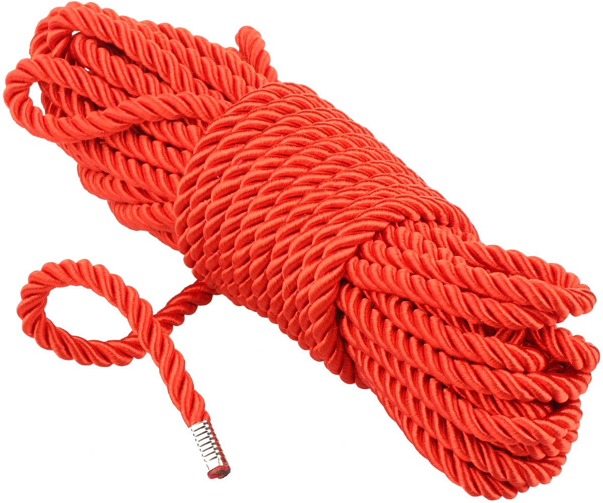 Being Fetish - Magic Touch Deluxe Silky Bondagetouw - 10 meter - Rood