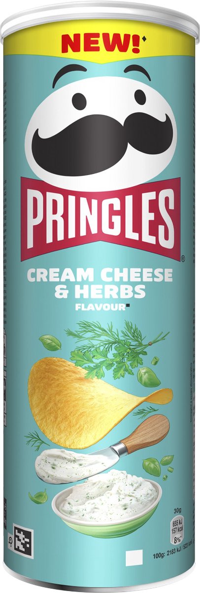 Pringles Cream Cheese & Herbs (19x 165g)
