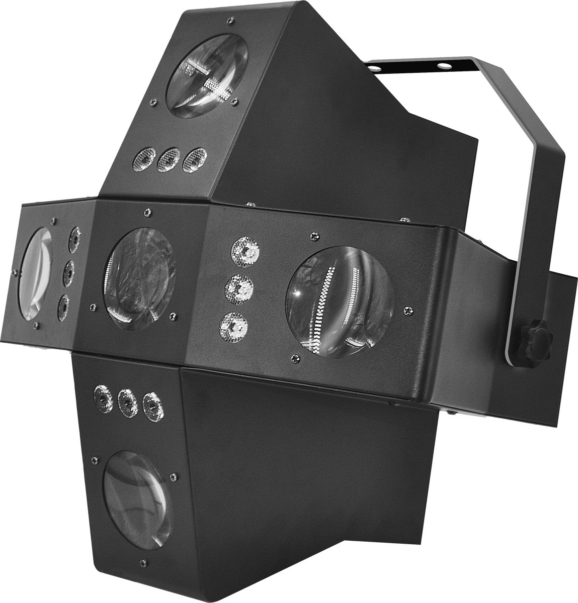 N-GEAR DB-43 – LED Feestverlichting – Derby & Stroboscoop – Automatische Modus – Compact Design: Professioneel Lichteffect voor DJ's en Thuisgebruik