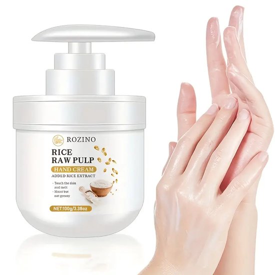 Rice Hand Cream Met Rijstextract Glycerine Hypoallergene Diepe rice-hand-cream-met-rijstextract-glycerine-hypoallergene-diepe