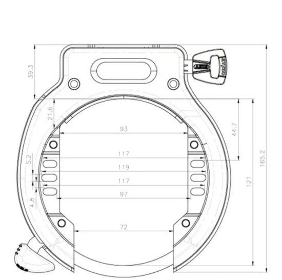 Abus ringslot Amparo 2.0 4650XL - SL86733 van ABUS — afbeelding 3