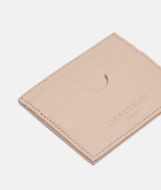 LIEBESKIND BERLIN Cuir Étui pour carte de crédit Men Wallets Harris Card Holder Sandcastle Beige