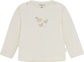 Noppies Noam Shirt met Lange Mouwen - Maat 56 - Egret