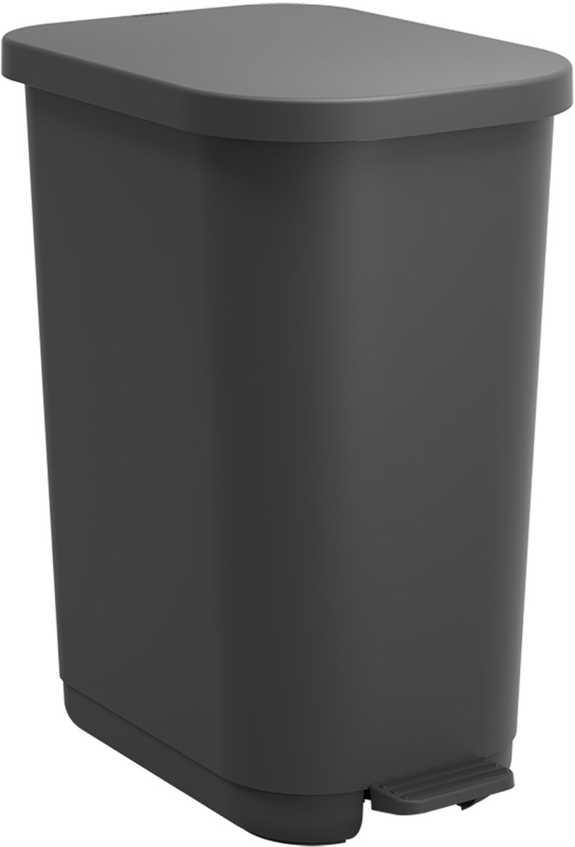 Rotho Orbe pedaalemmer - prullenbak 35L - BPA vrij - zwart