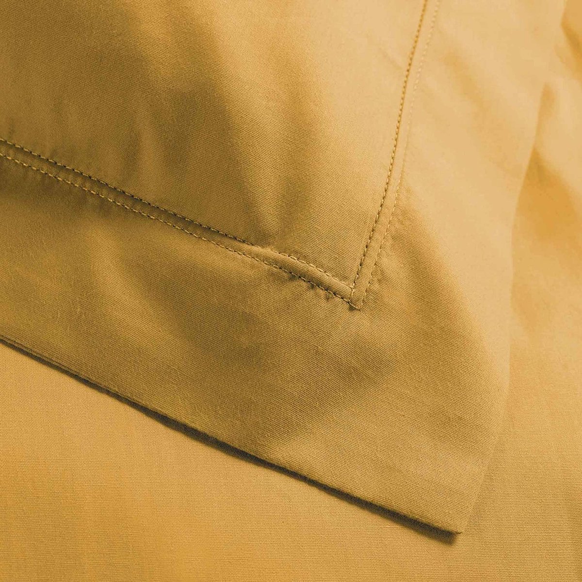Kussensloop 85x185 cm Percale Honinggeel
