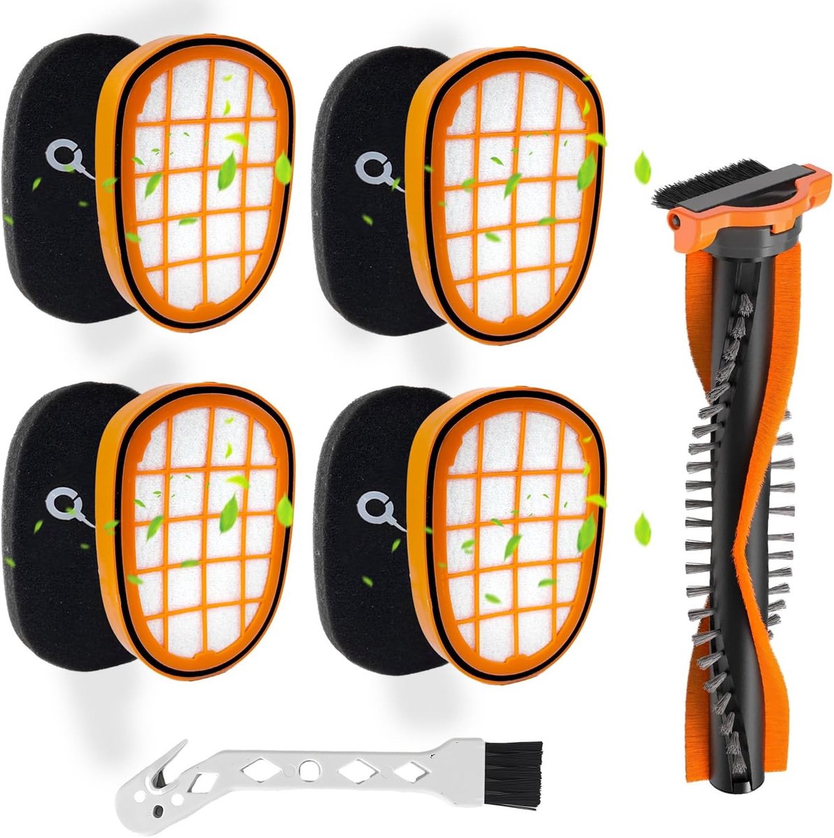Geschikt voor Philips stofzuigerfilterset - HEPA + ABS Speedpro Max FC6812/6814/6822/6823/6827/6908 Vervangende onderdelen - Stofzuigeraccessoires Filterdoek