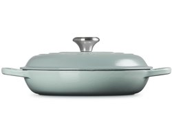 Le Creuset gietijzeren campagnard 26 cm / 2.2 liter - sea salt