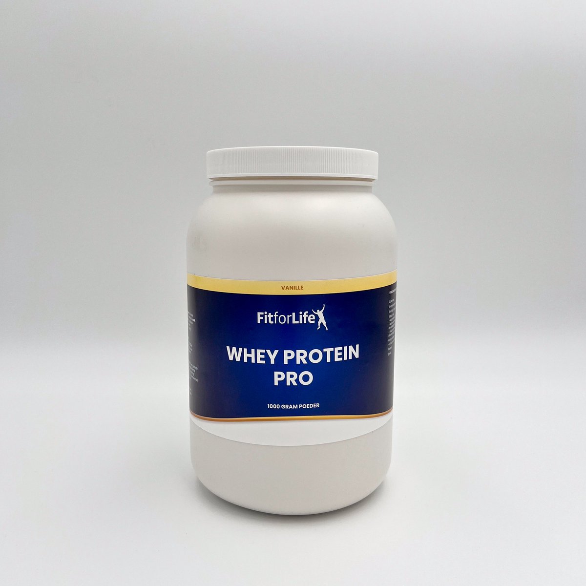 Fit for Life Whey Eiwit Pro Concentraat - Proteïne poeder - Eiwit poeder - Eiwit Shakes - Wei eiwit - Vanille smaak - 1000 gram (30 shakes)